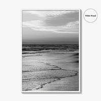 Huntington Beach Black and White Fine Art Photo Print, Orange County California Poster