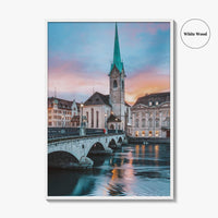 Zurich Fine Art Photo Print, Switzerland Wall Poster, Zürich City