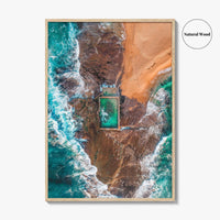 Sydney Northern Beaches Fine Art Photo Print, Aerial, New South Wales, Australia, Wall Poster