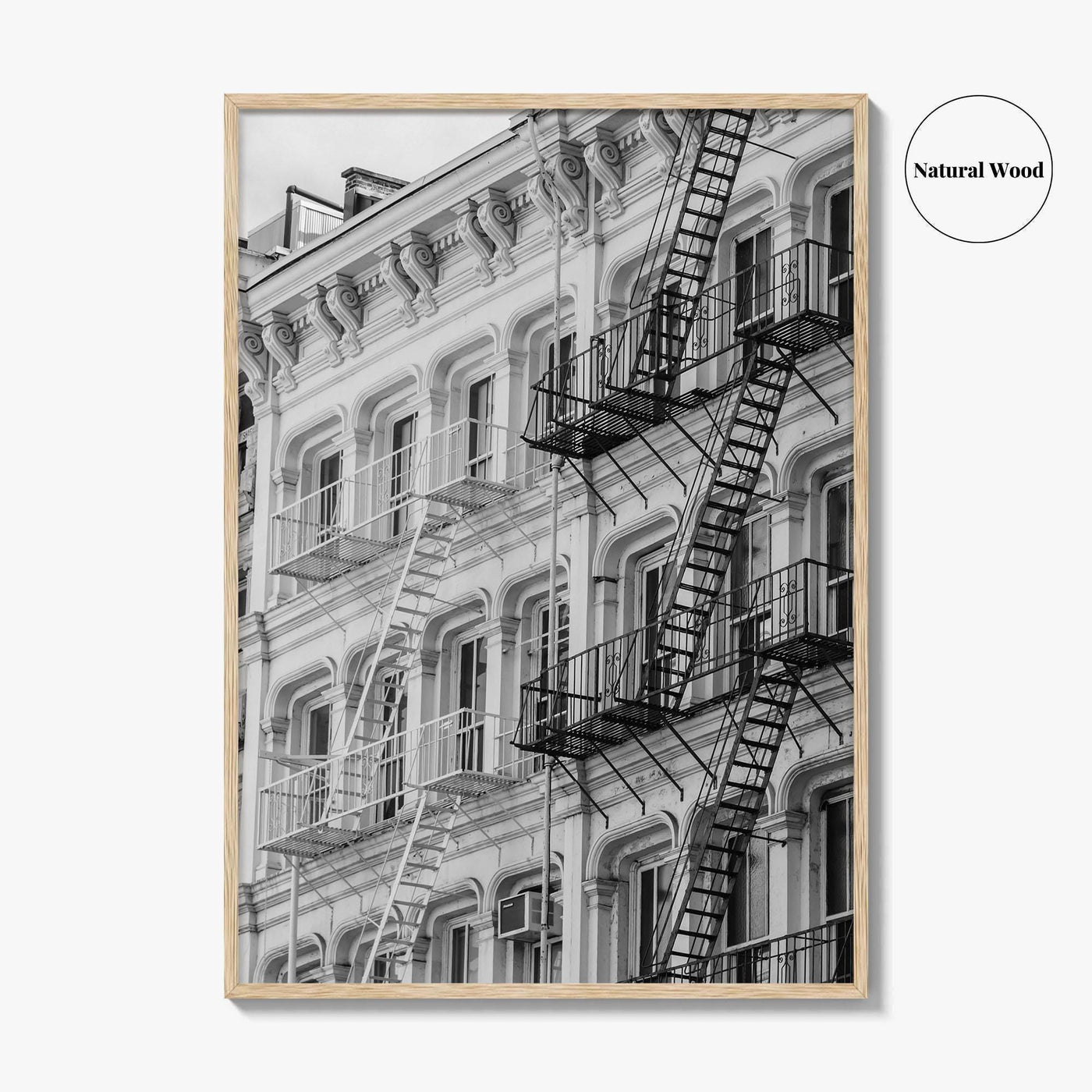 SoHo Black and White Fine Art Photo Print, New York City NYC, Manhattan Poster