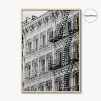 SoHo Black and White Fine Art Photo Print, New York City NYC, Manhattan Poster