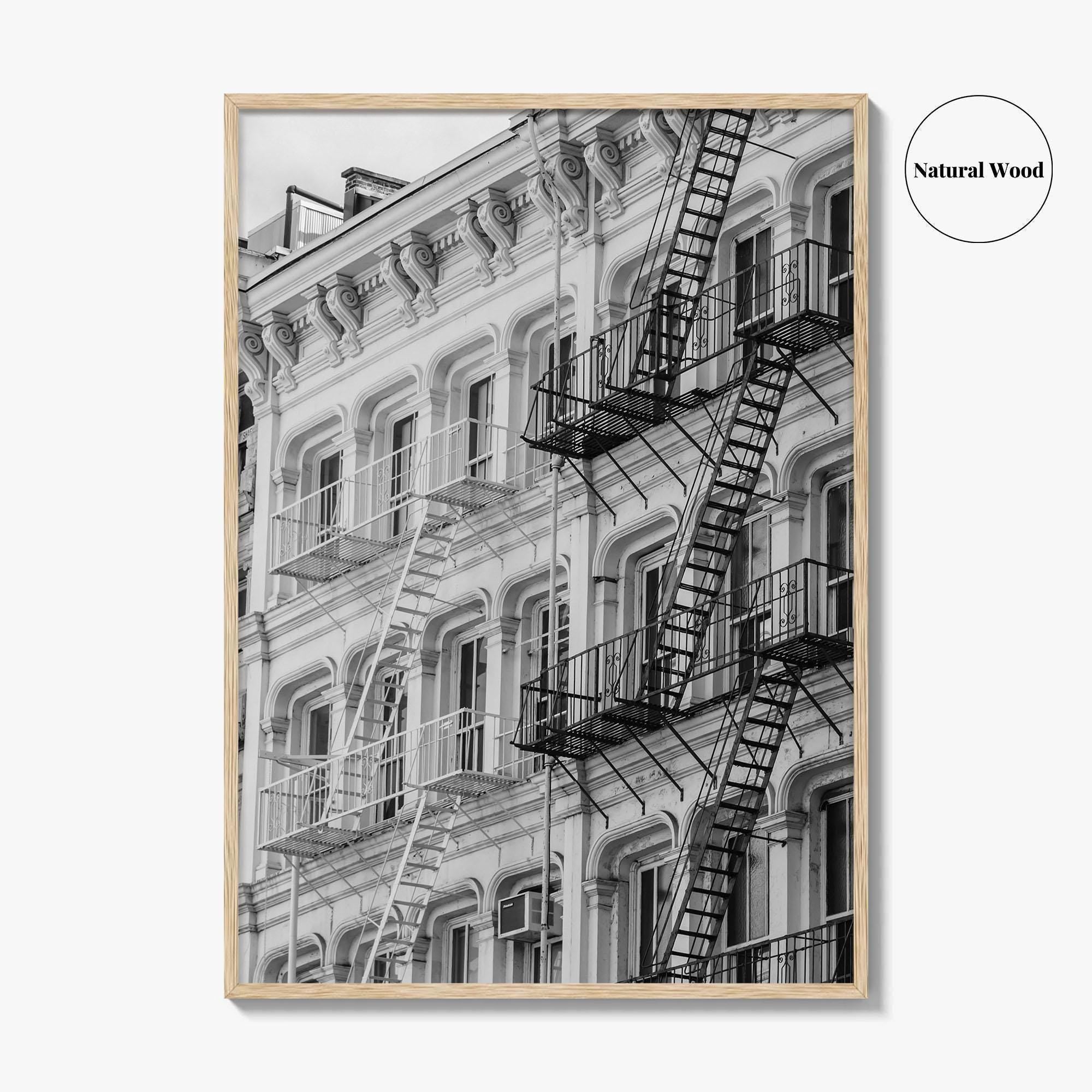 SoHo Black and White Fine Art Photo Print, New York City NYC, Manhattan Poster