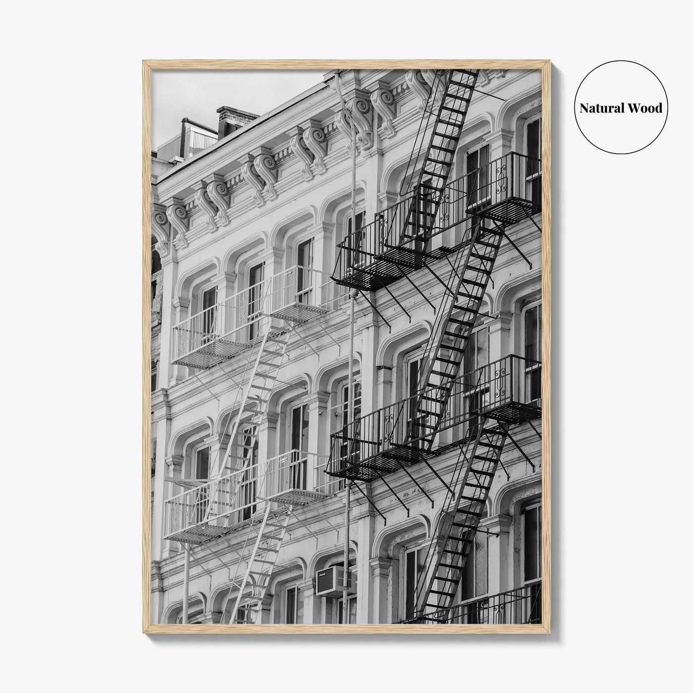 SoHo Black and White Fine Art Photo Print, New York City NYC, Manhattan Poster