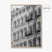 SoHo Black and White Fine Art Photo Print, New York City NYC, Manhattan Poster