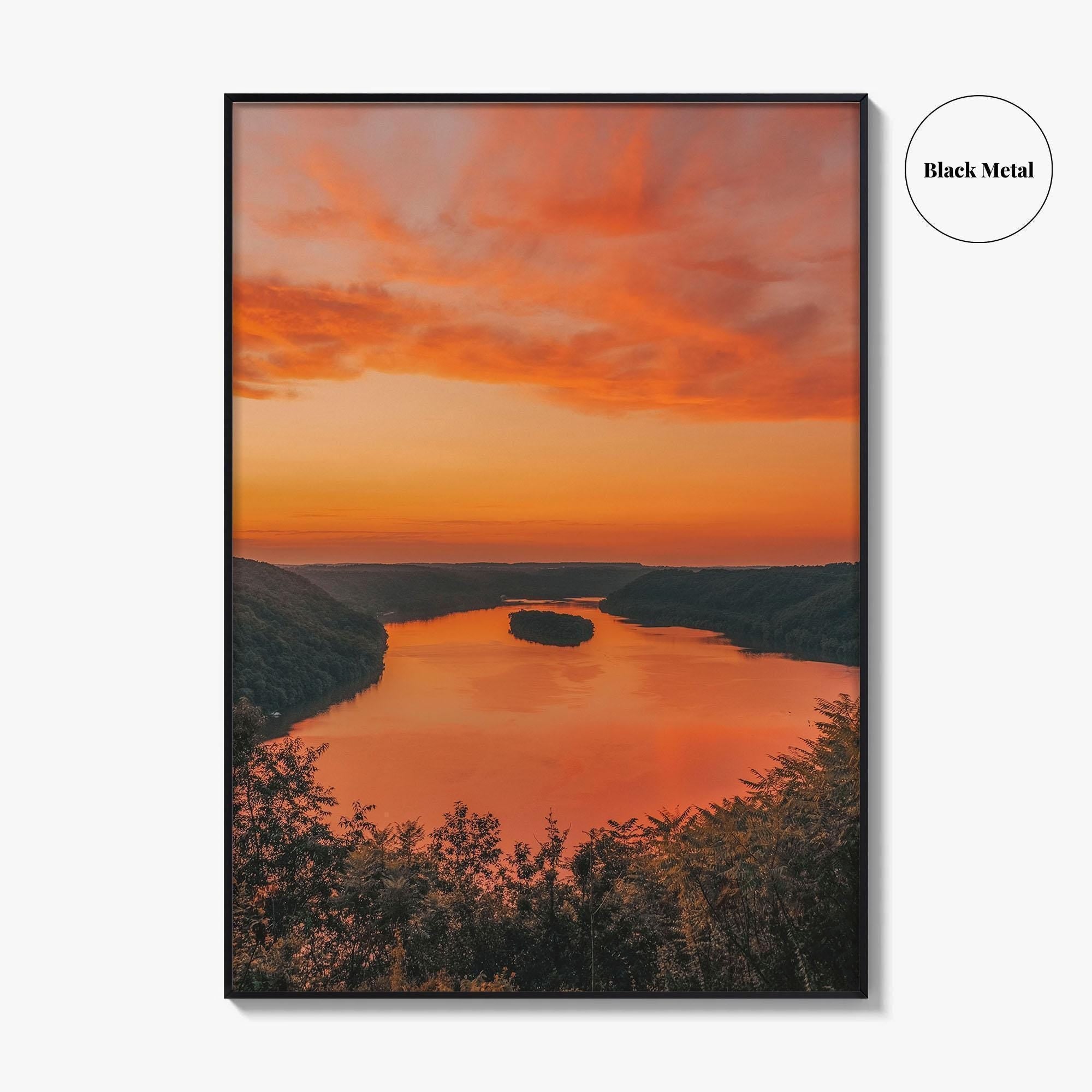 Pinnacle Overlook Pennsylvania Fine Art Photo Print, Susquehanna River, Holtwood, Lancaster County Wall Poster