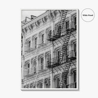 SoHo Black and White Fine Art Photo Print, New York City NYC, Manhattan Poster