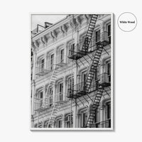 SoHo Black and White Fine Art Photo Print, New York City NYC, Manhattan Poster