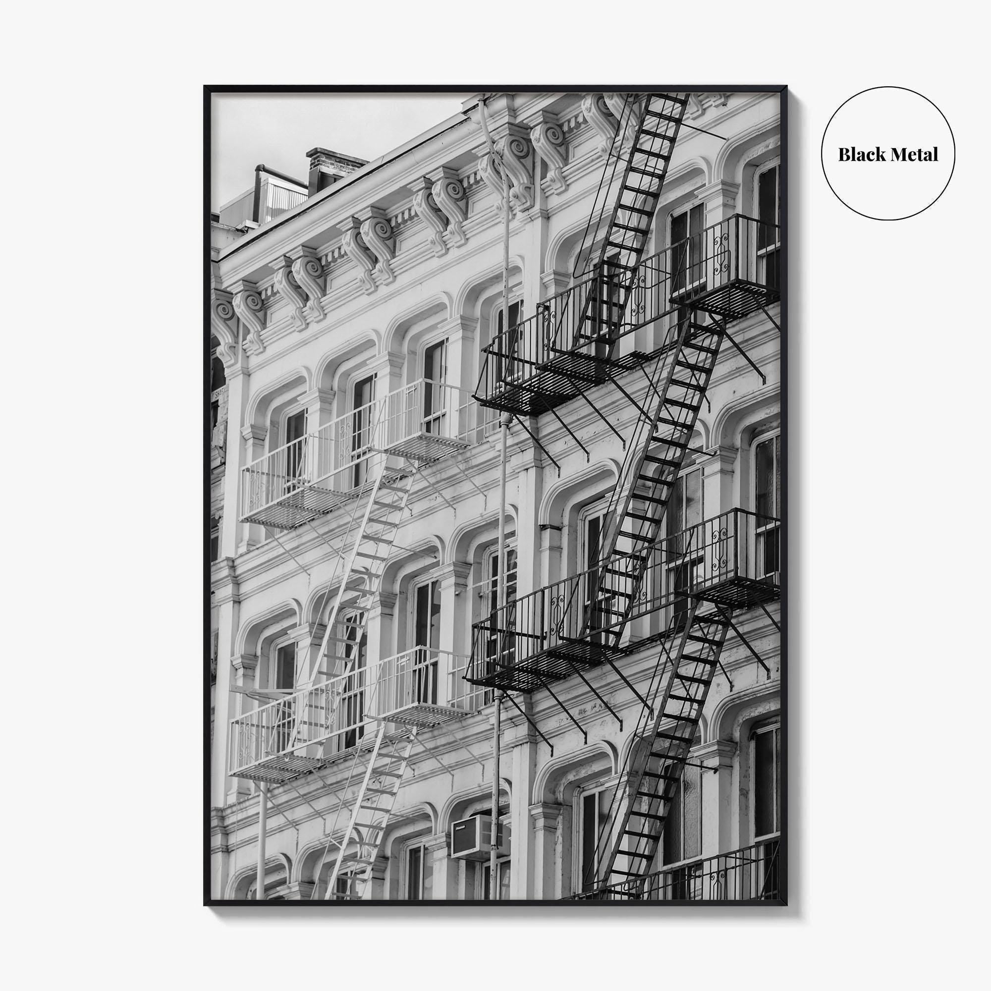 SoHo Black and White Fine Art Photo Print, New York City NYC, Manhattan Poster