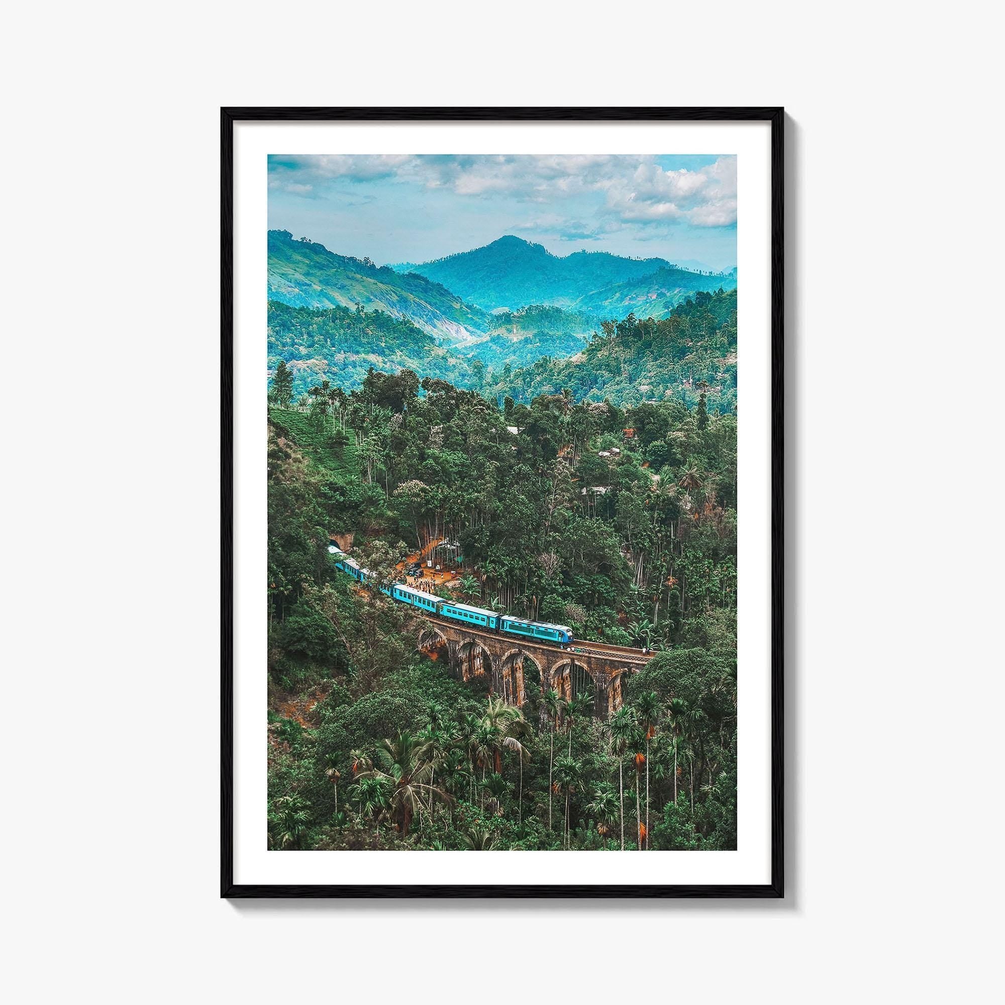 Sri Lanka Fine Art Photo Print, Kandy To Ella Train, Railway Poster