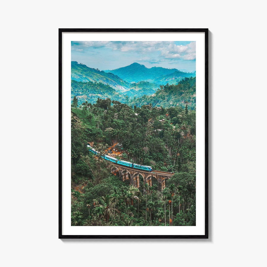 Sri Lanka Fine Art Photo Print, Kandy To Ella Train, Railway Poster