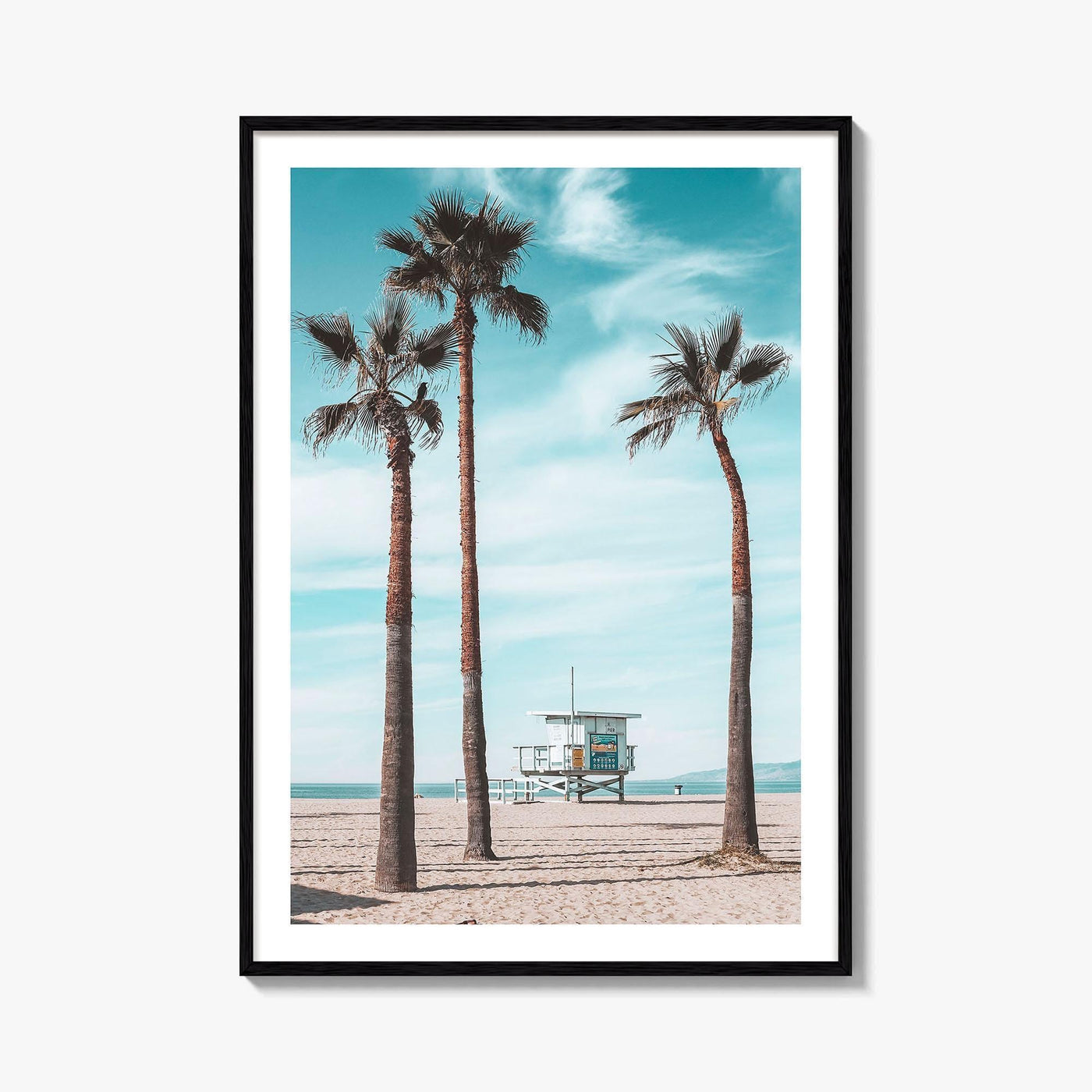 Santa Monica Fine Art Photo Print, Venice Beach, Los Angeles, California Wall Decor Poster