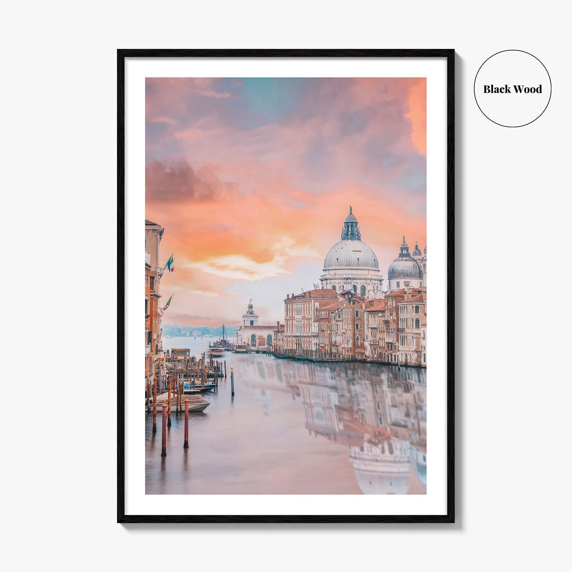 Venice Skyline Fine Art Photo Print, Venezia Italy Wall Decor Poster