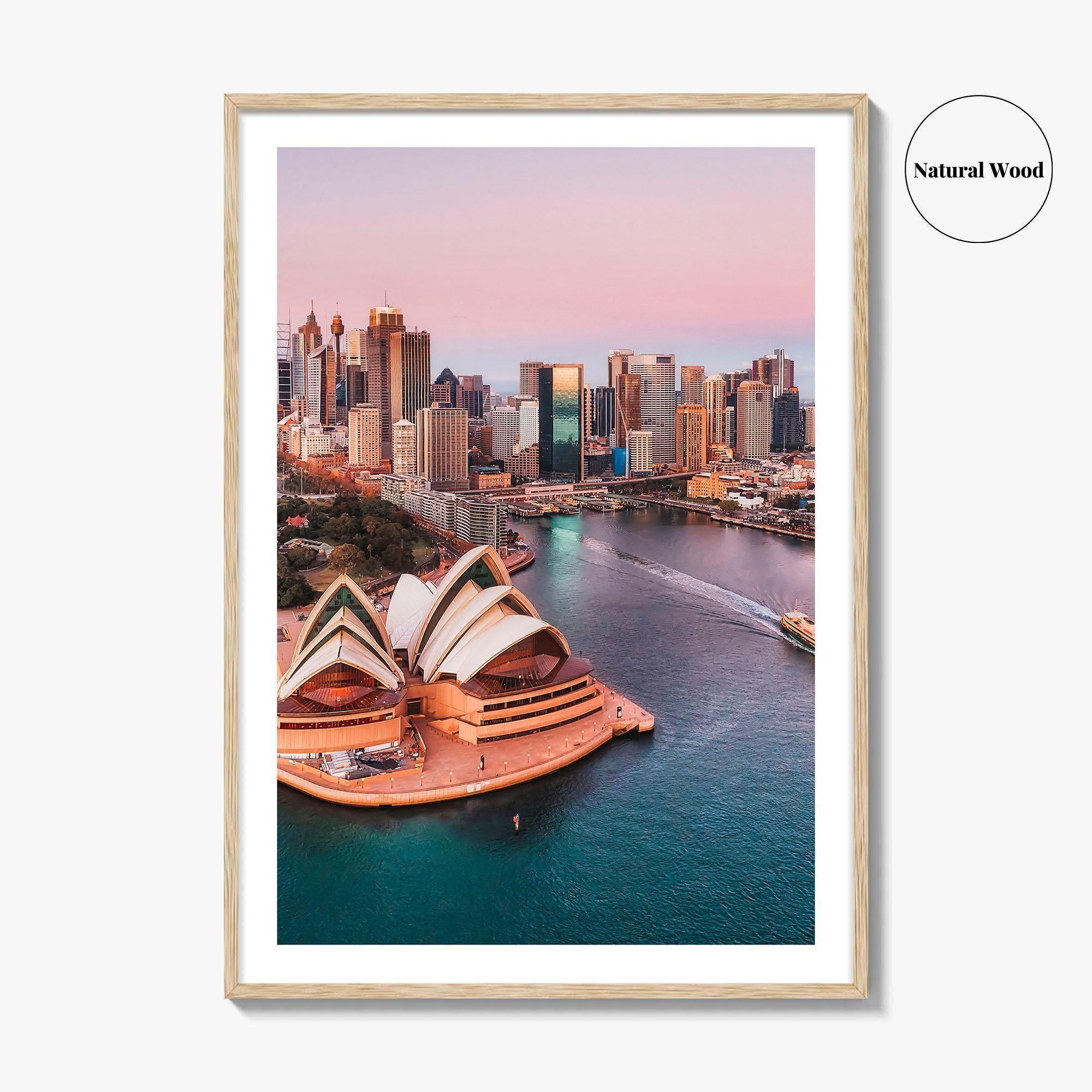 Sydney Skyline Fine Art Photo Print, Opera House, Harbour Bridge, Australia, Poster