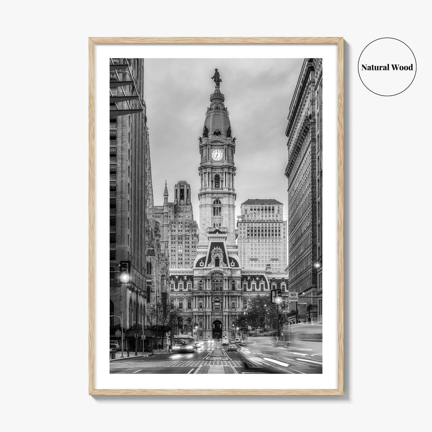 Philadelphia Black and White Fine Art Photo Print, City Hall, Philly, Pennsylvania Poster
