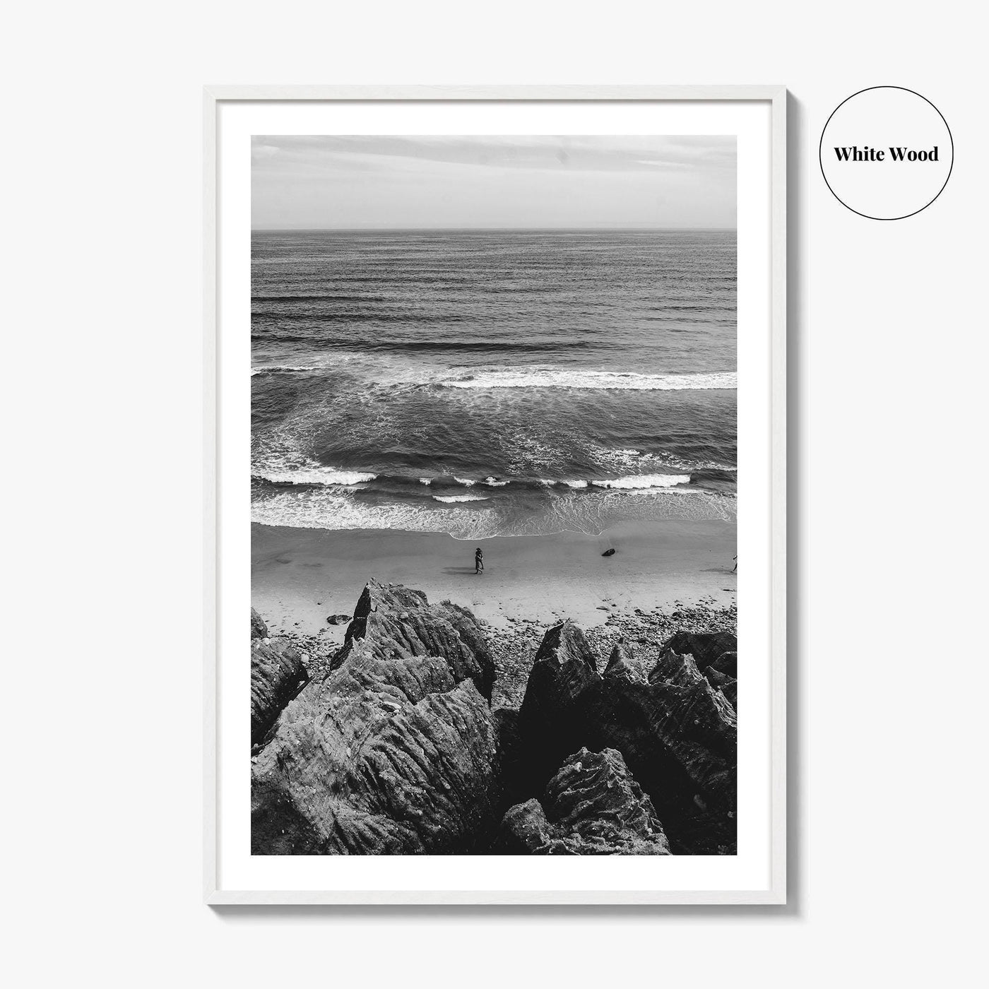 Montauk Black and White Fine Art Photo Print, Long Island Poster, Hamptons Poster