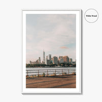 New York City Skyline Fine Art Photo Print, Manhattan, Red Hook Brooklyn, NYC