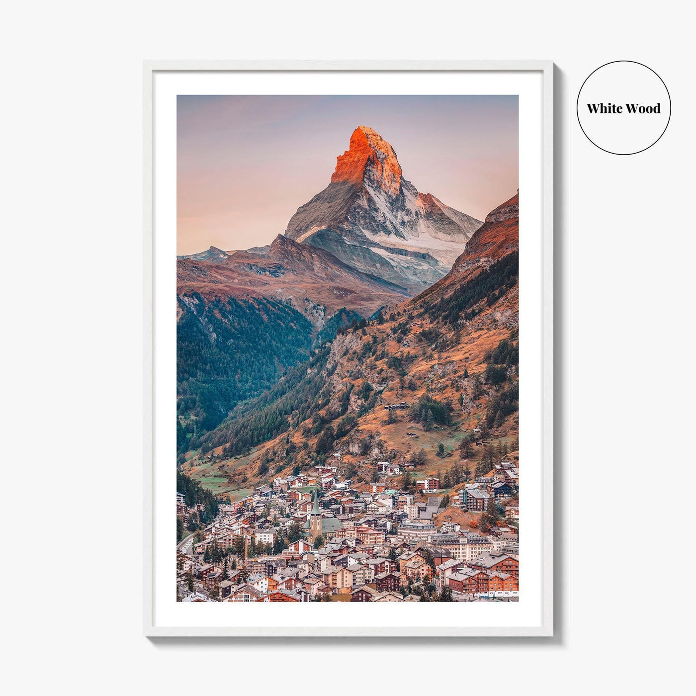 Zermatt Fine Art Photo Print, Matterhorn, Switzerland Wall Decor Poster, Swiss Alps Valais
