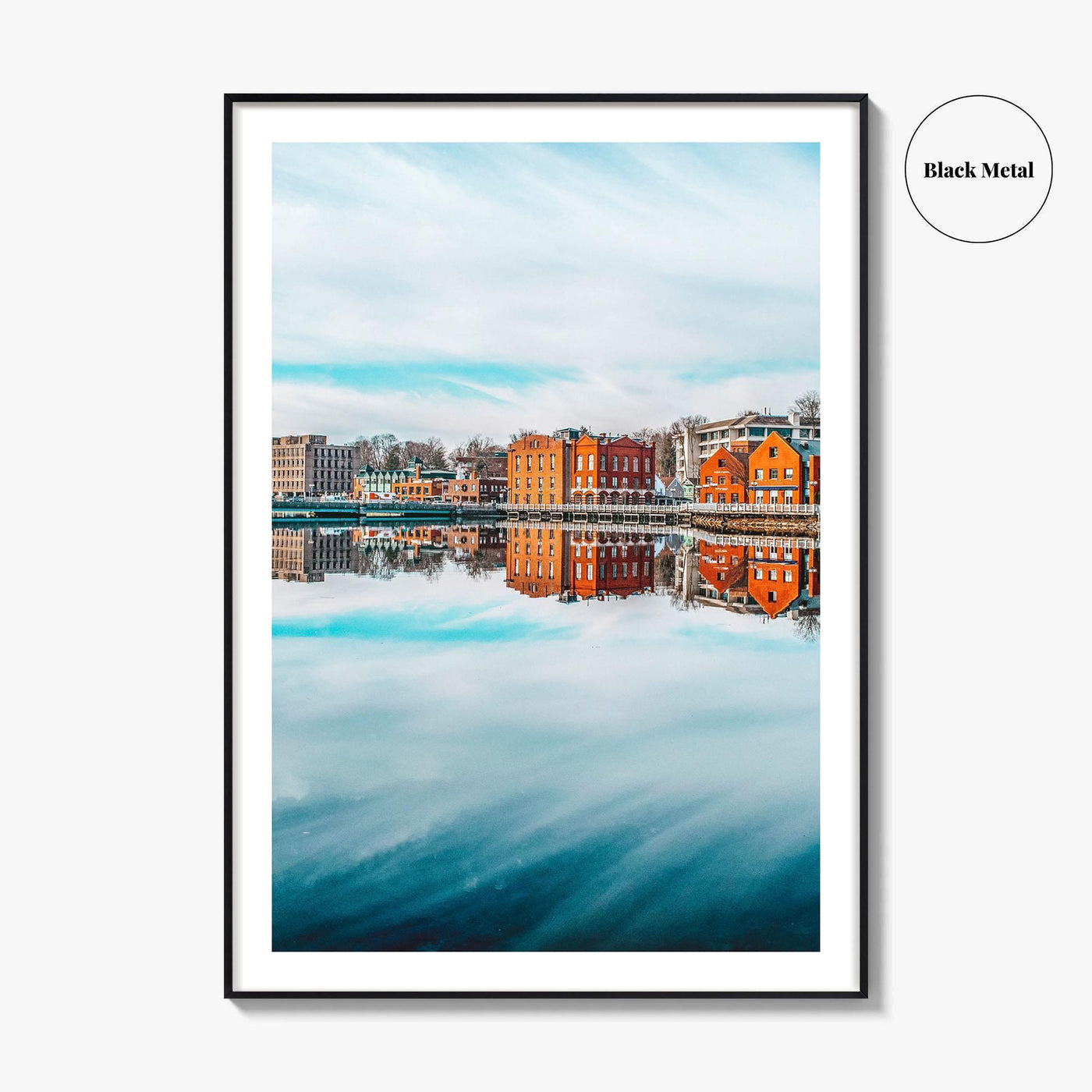 Westport Connecticut Fine Art Photo Print, Saugatuck River Bridge, CT Wall Poster, USA