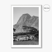 Mulanje Massif Malawi Black and White Fine Art Photo Print, Mount Mulanje, Sapitwa Peak