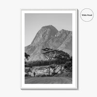 Mulanje Massif Malawi Black and White Fine Art Photo Print, Mount Mulanje, Sapitwa Peak