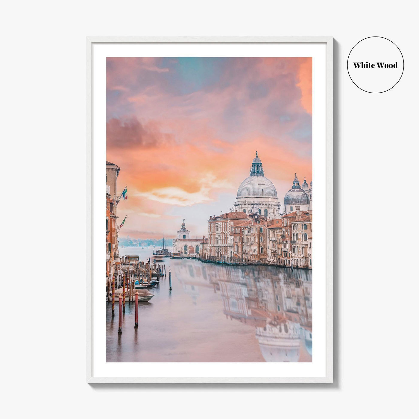 Venice Skyline Fine Art Photo Print, Venezia Italy Wall Decor Poster
