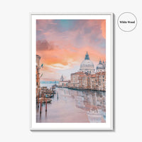 Venice Skyline Fine Art Photo Print, Venezia Italy Wall Decor Poster