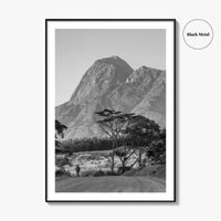 Mulanje Massif Malawi Black and White Fine Art Photo Print, Mount Mulanje, Sapitwa Peak