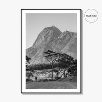 Mulanje Massif Malawi Black and White Fine Art Photo Print, Mount Mulanje, Sapitwa Peak