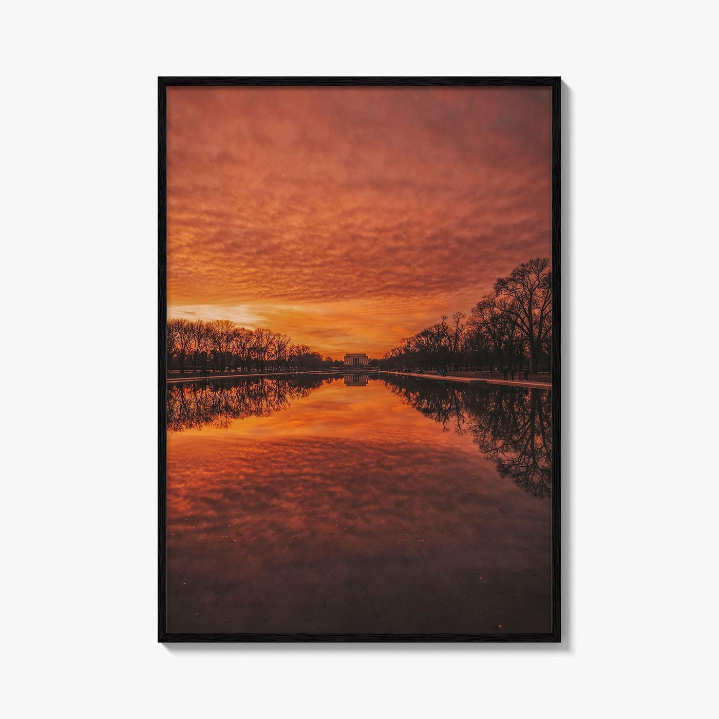 Washington DC Fine Art Photo Print, Lincoln Memorial, Reflecting Pool, National Mall, Wall Decor