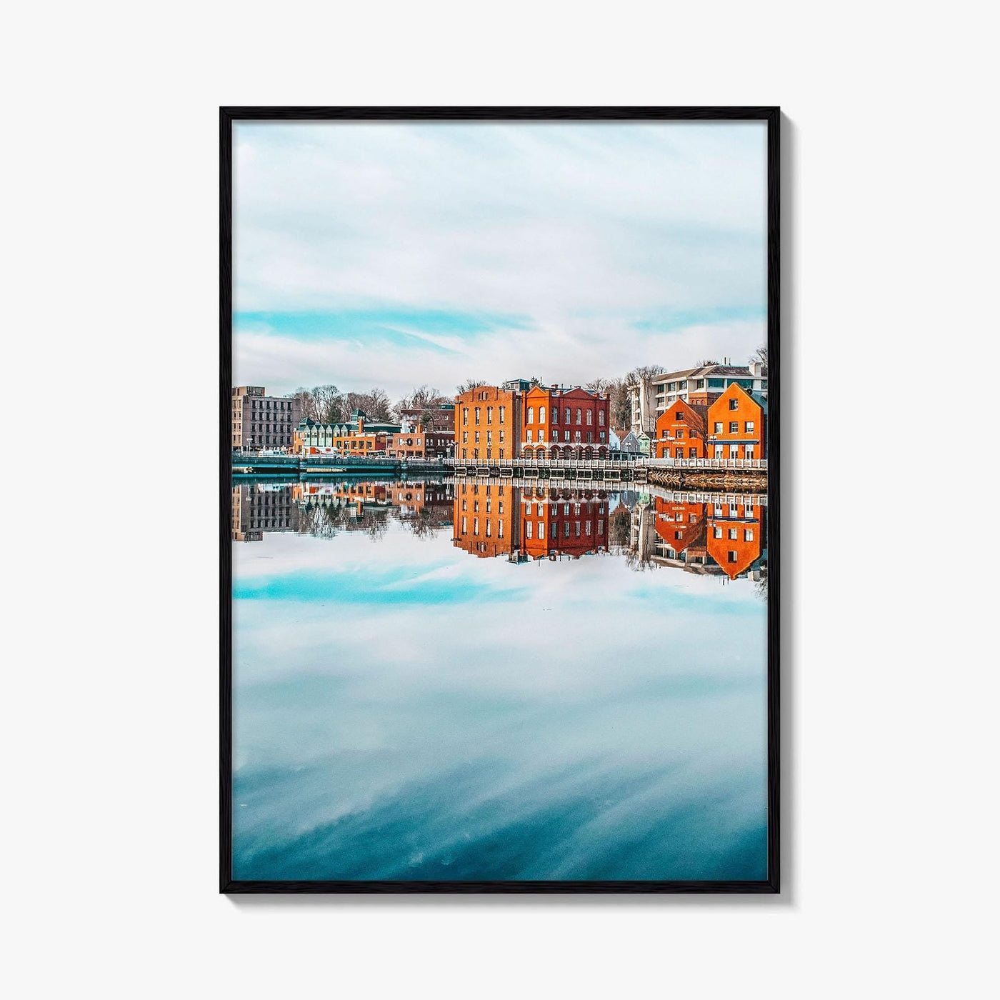 Westport Connecticut Fine Art Photo Print, Saugatuck River Bridge, CT Wall Poster, USA