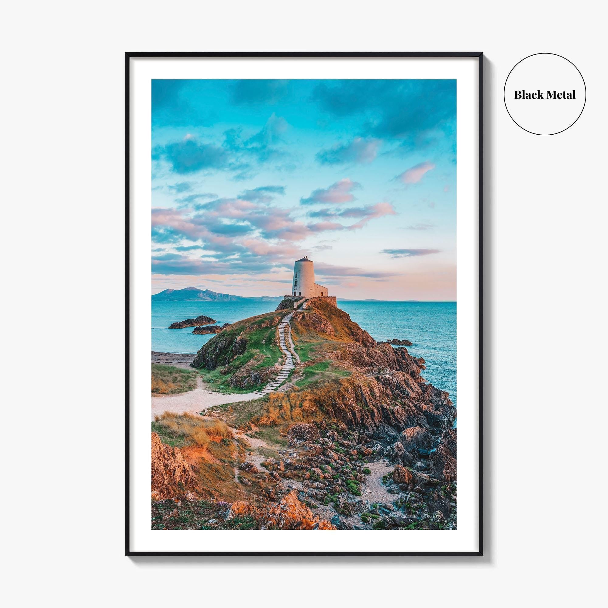 North Wales Fine Art Photo Print, Ty Mawr Lighthouse, Llanddwyn Island, Anglesey Poster