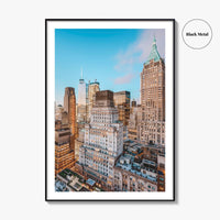 Wall Street Fine Art Photo Print, New York City NYC, Financial District Poster