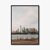 New York City Skyline Fine Art Photo Print, Manhattan, Red Hook Brooklyn, NYC
