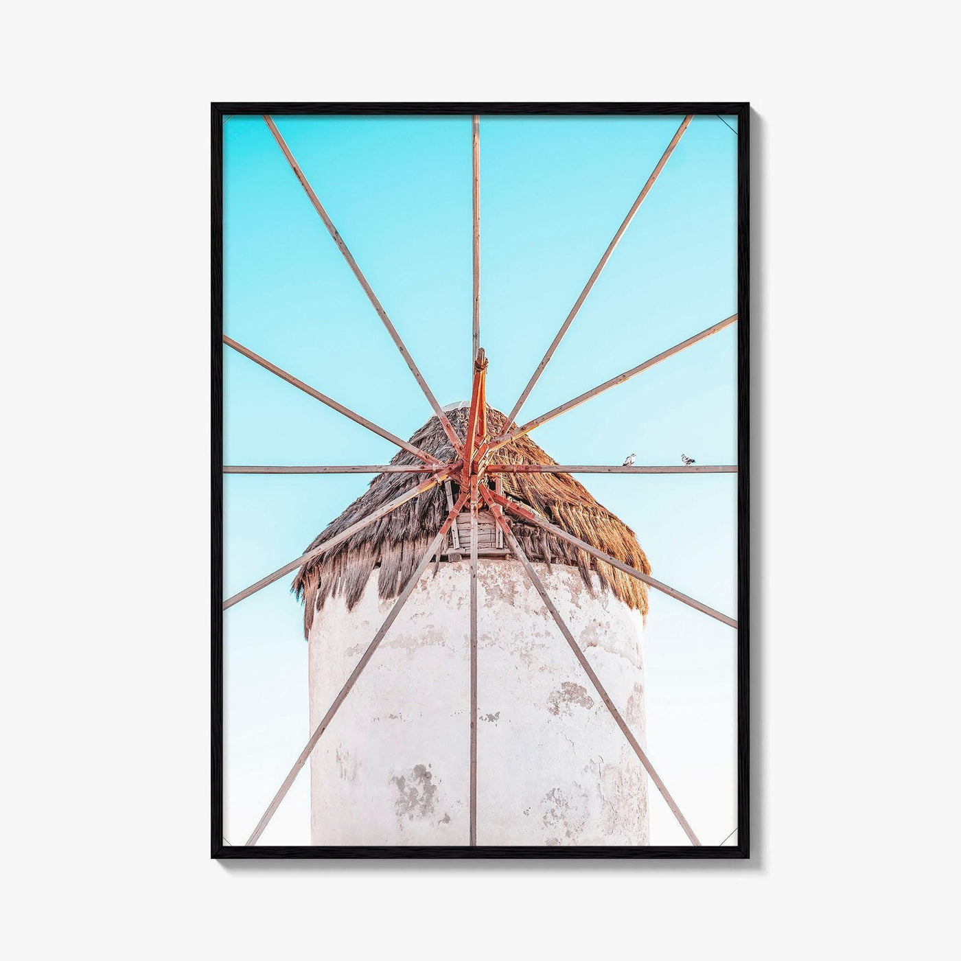 Mykonos Fine Art Photo Print, Windmill, Greece, Cyclades, Aegean, Greek Islands, Wall Poster