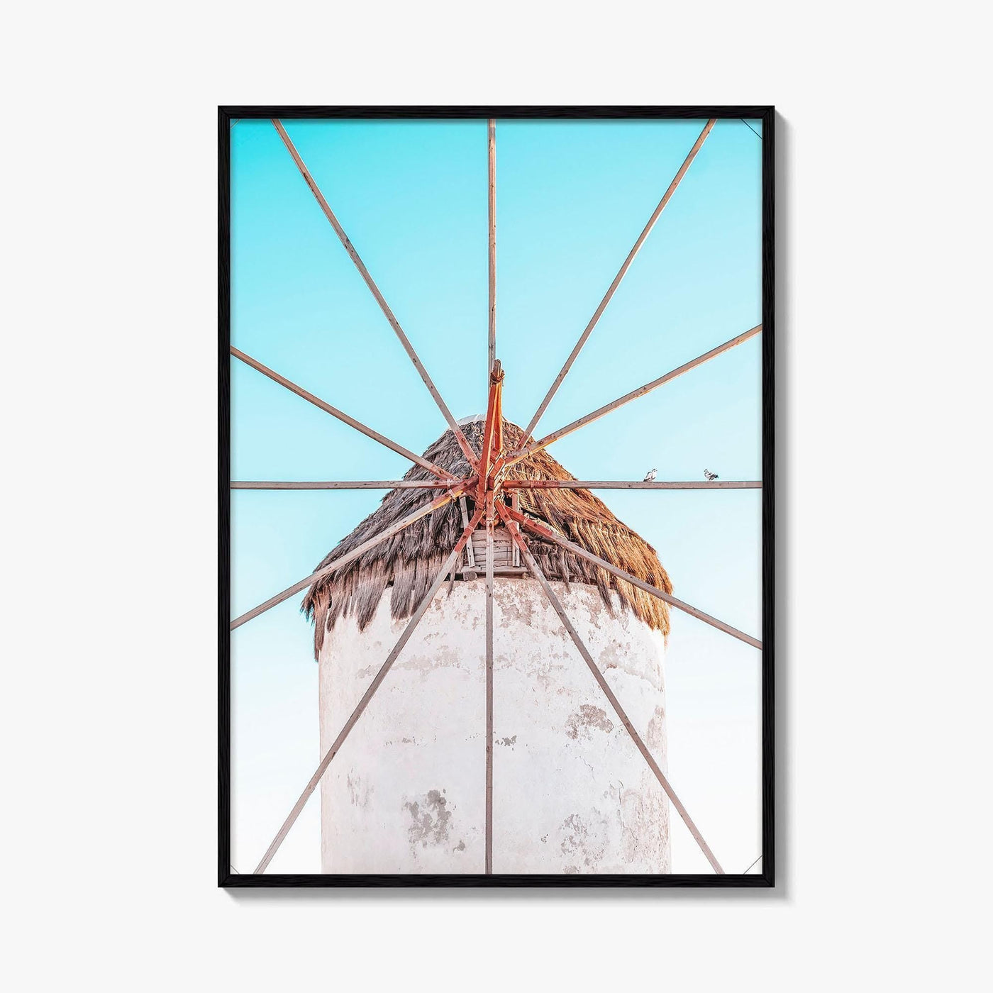 Mykonos Fine Art Photo Print, Windmill, Greece, Cyclades, Aegean, Greek Islands, Wall Poster