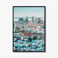 San Francisco Skyline Fine Art Photo Print, Corona Heights Park, California Wall Poster