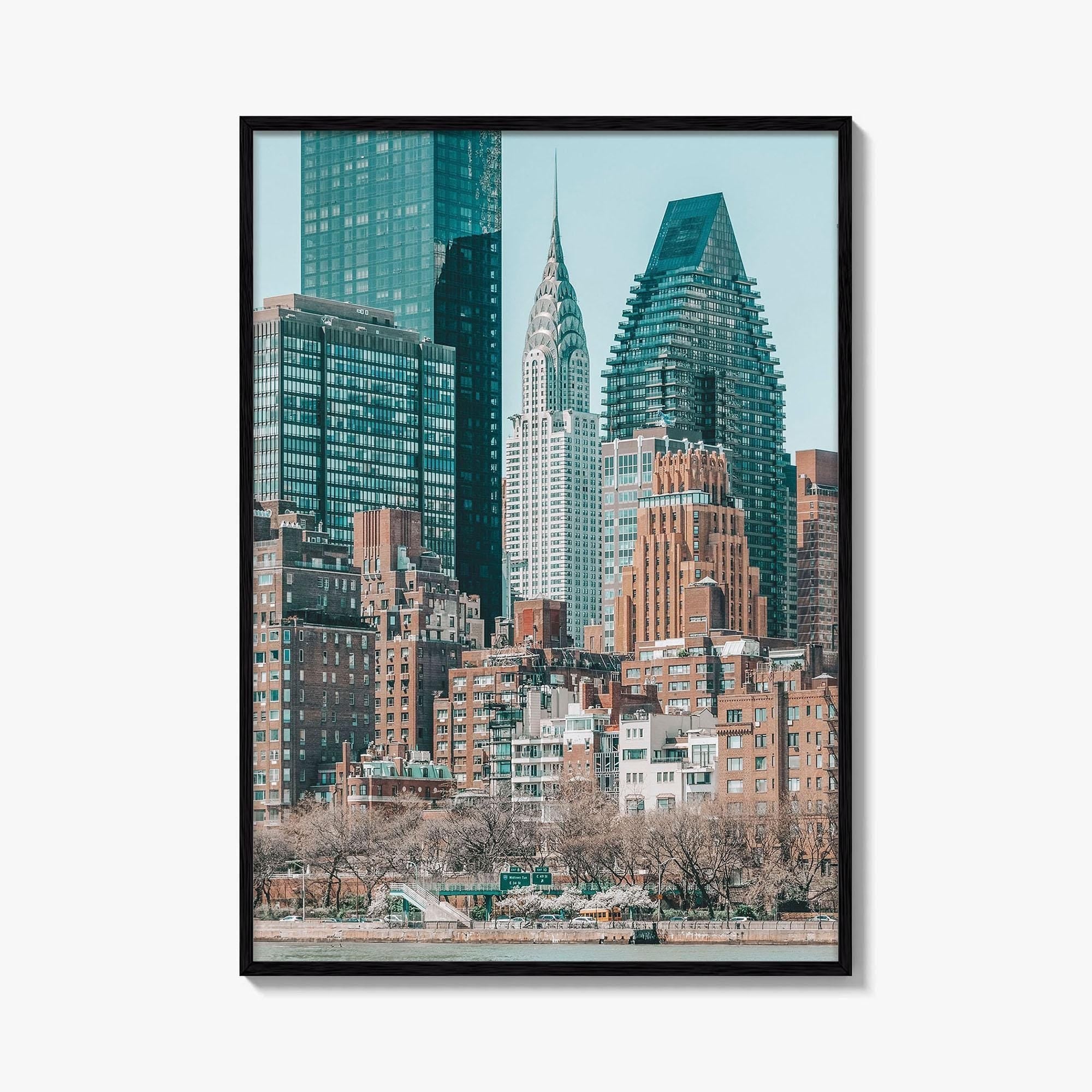 Roosevelt Island Skyline Fine Art Photo Print, Manhattan, East River, NYC Poster, New York