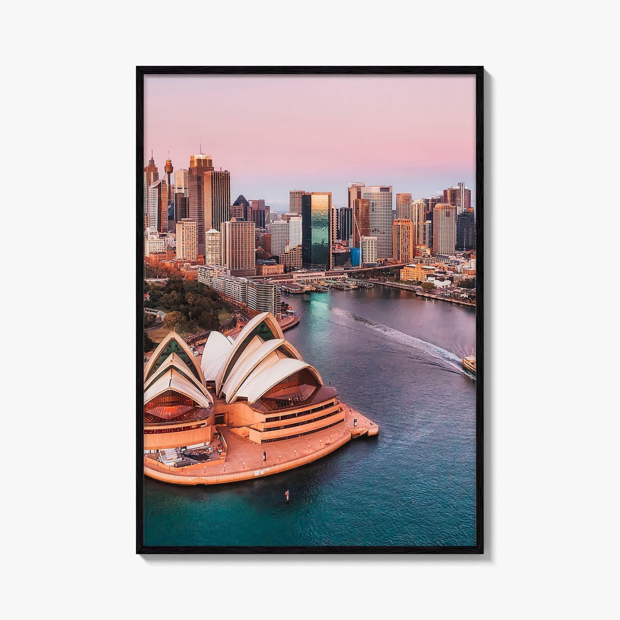 Sydney Skyline Fine Art Photo Print, Opera House, Harbour Bridge, Australia, Poster