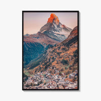 Zermatt Fine Art Photo Print, Matterhorn, Switzerland Wall Decor Poster, Swiss Alps Valais