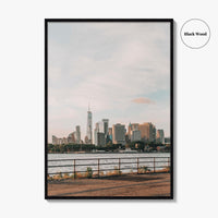 New York City Skyline Fine Art Photo Print, Manhattan, Red Hook Brooklyn, NYC