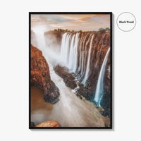 Victoria Falls Fine Art Photo Print, Zimbabwe Zambia Wall Poster, Livingstone