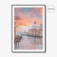 Venice Skyline Fine Art Photo Print, Venezia Italy Wall Decor Poster
