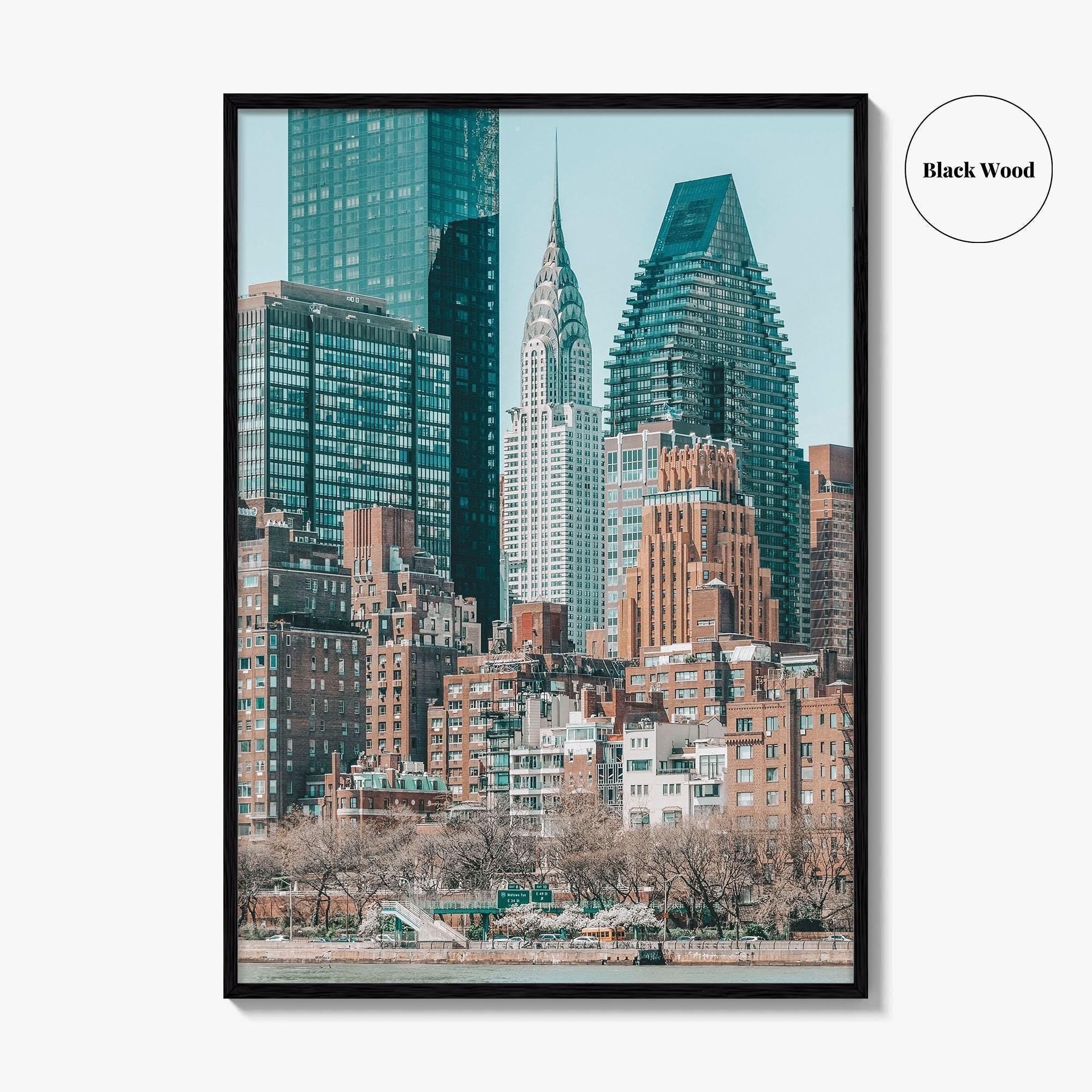 Roosevelt Island Skyline Fine Art Photo Print, Manhattan, East River, NYC Poster, New York