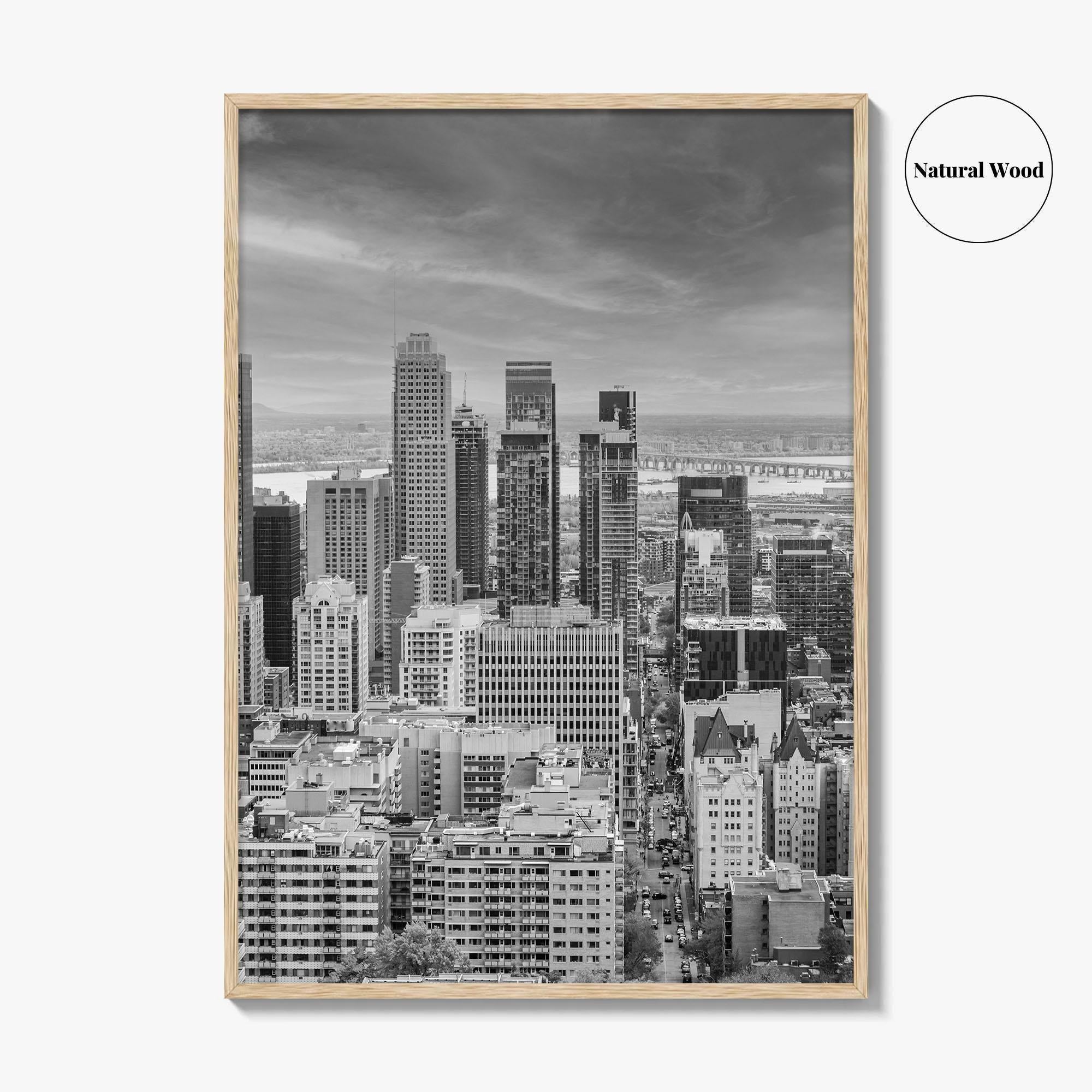 Montreal Black and White Fine Art Photo Print, Quebec Canada, Montréal Poster