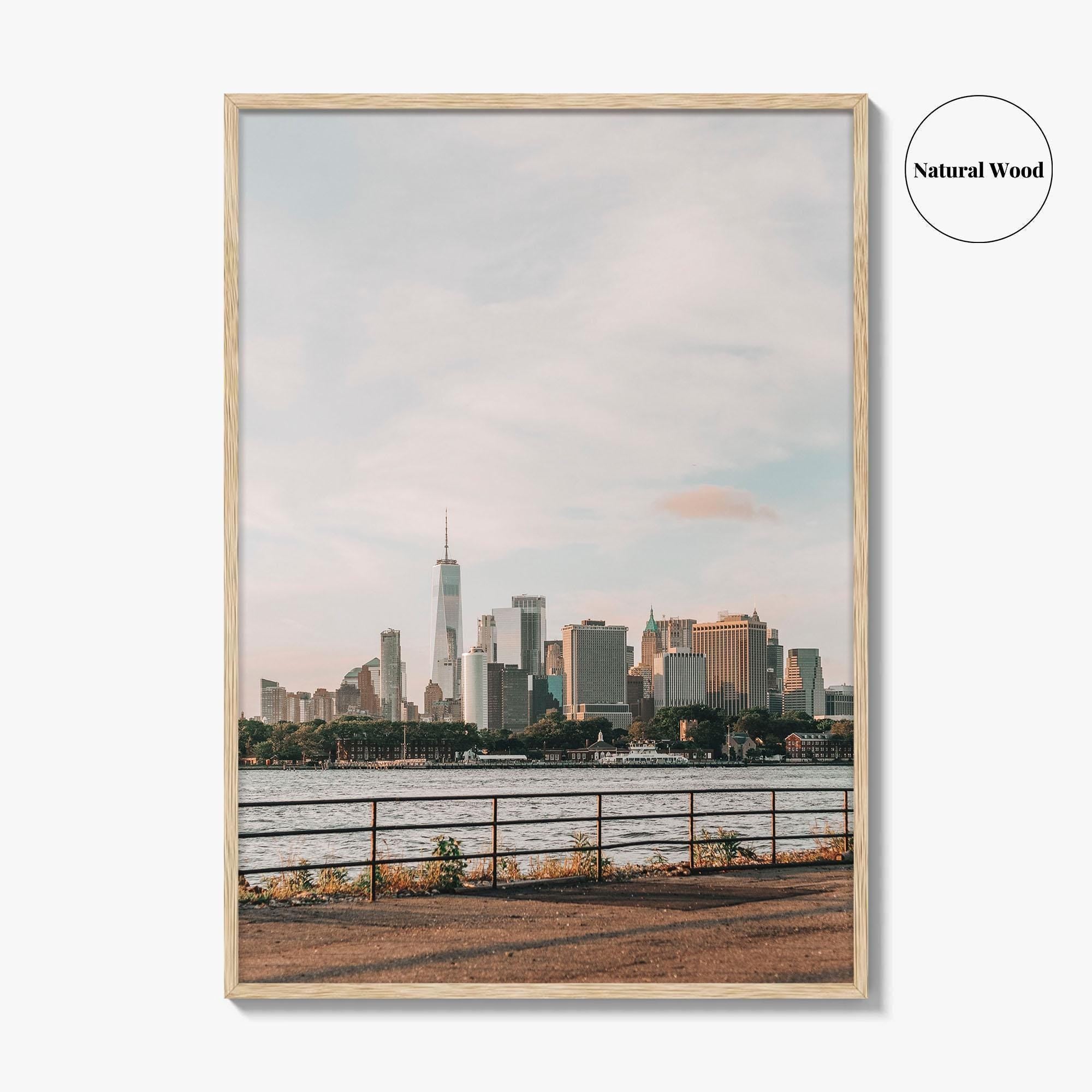 New York City Skyline Fine Art Photo Print, Manhattan, Red Hook Brooklyn, NYC
