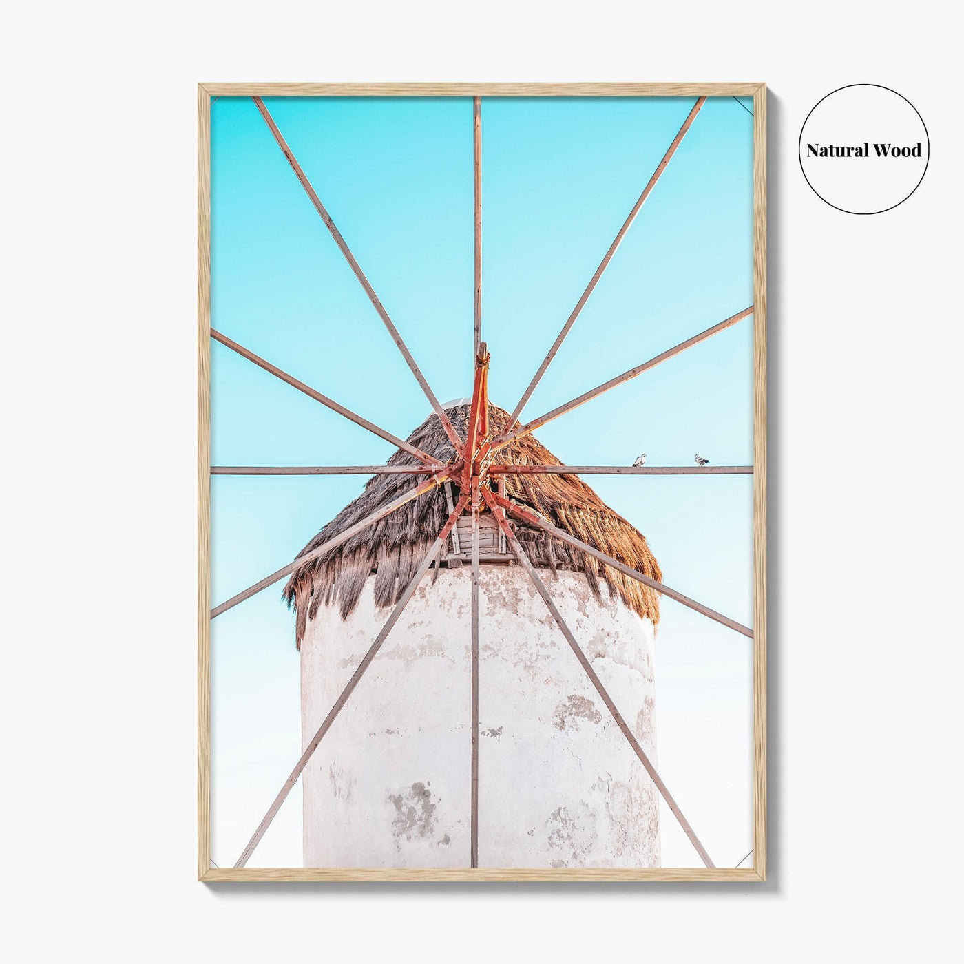 Mykonos Fine Art Photo Print, Windmill, Greece, Cyclades, Aegean, Greek Islands, Wall Poster