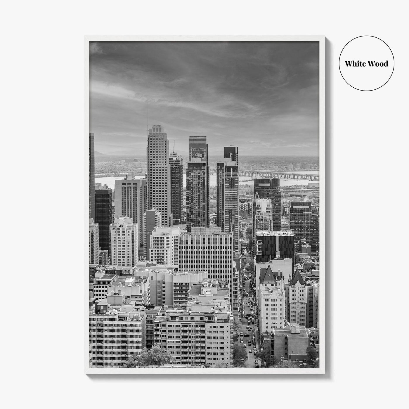Montreal Black and White Fine Art Photo Print, Quebec Canada, Montréal Poster