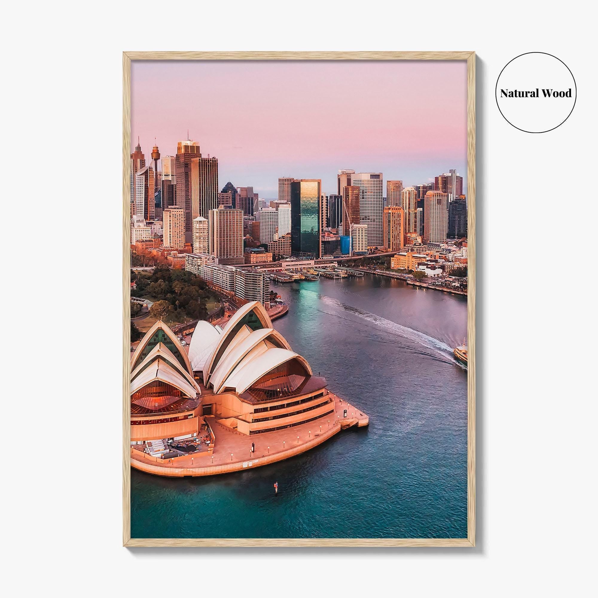 Sydney Skyline Fine Art Photo Print, Opera House, Harbour Bridge, Australia, Poster
