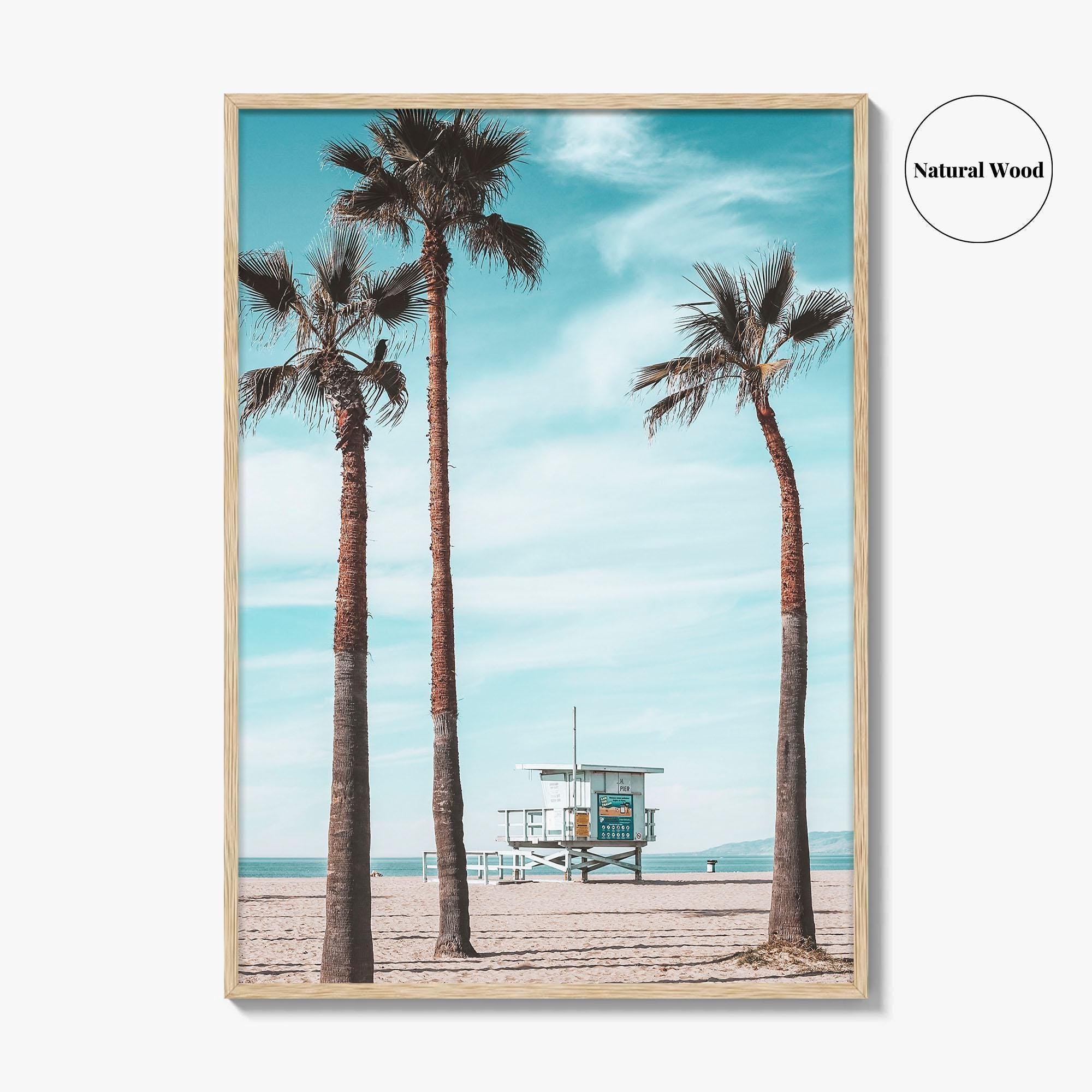 Santa Monica Fine Art Photo Print, Venice Beach, Los Angeles, California Wall Decor Poster