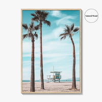 Santa Monica Fine Art Photo Print, Venice Beach, Los Angeles, California Wall Decor Poster